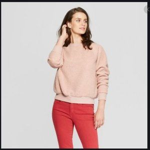 Sherpa Sweatshirt Pink-74-481